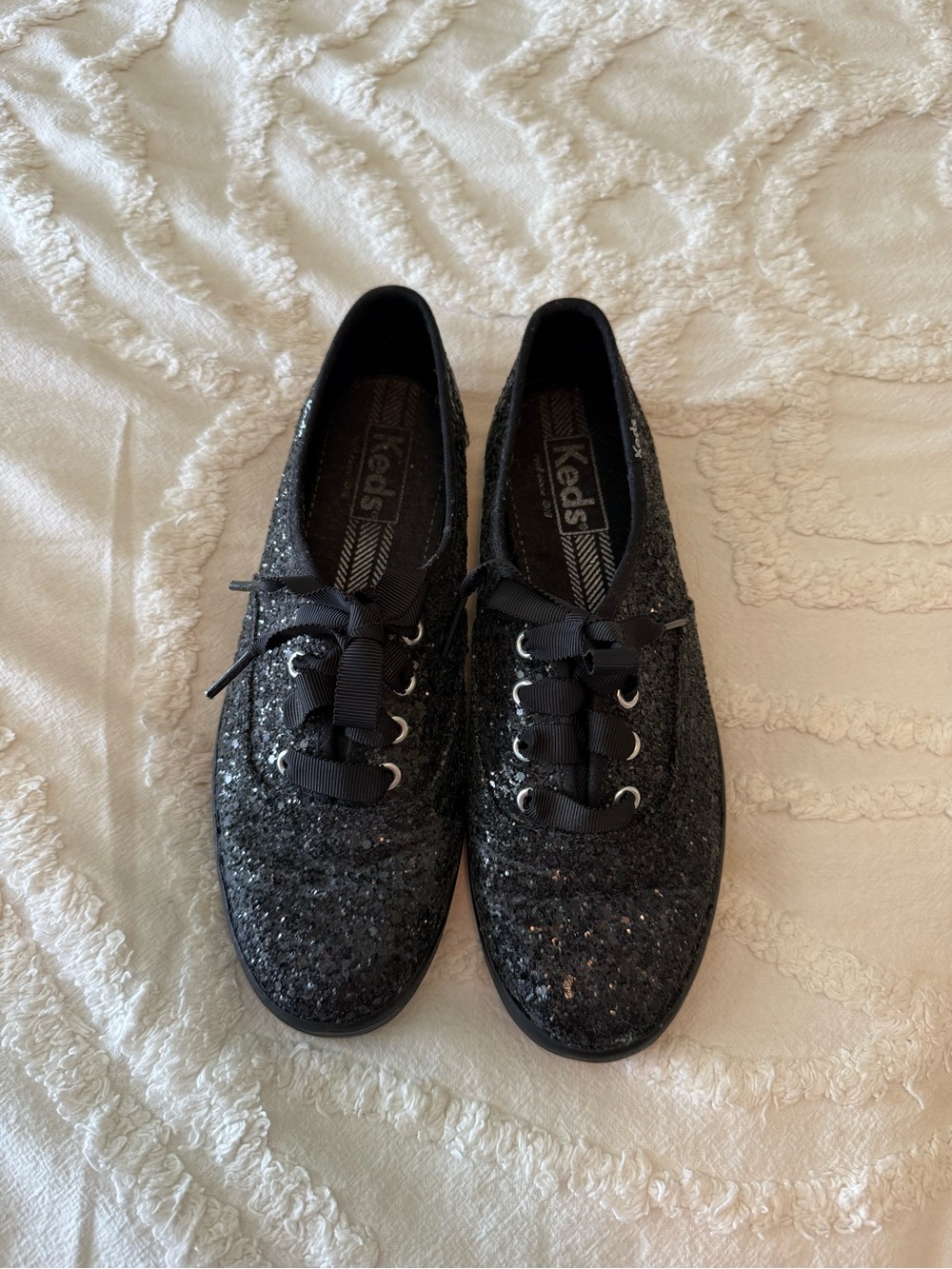 Keds Black Sequin Champion Sneaker